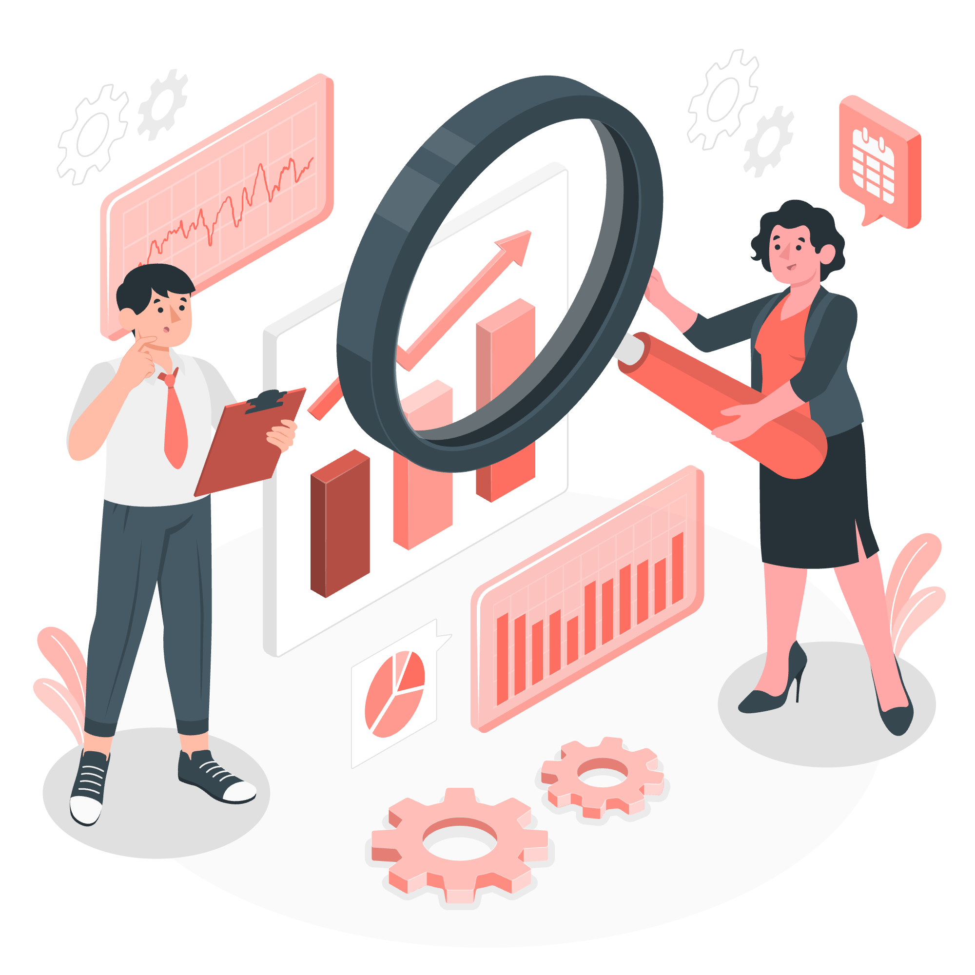 Illustration de croissance d'entreprise